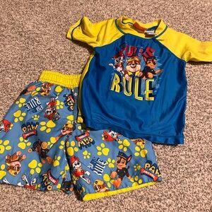 Nickelodeon Blue and Yellow Kids Swim Set